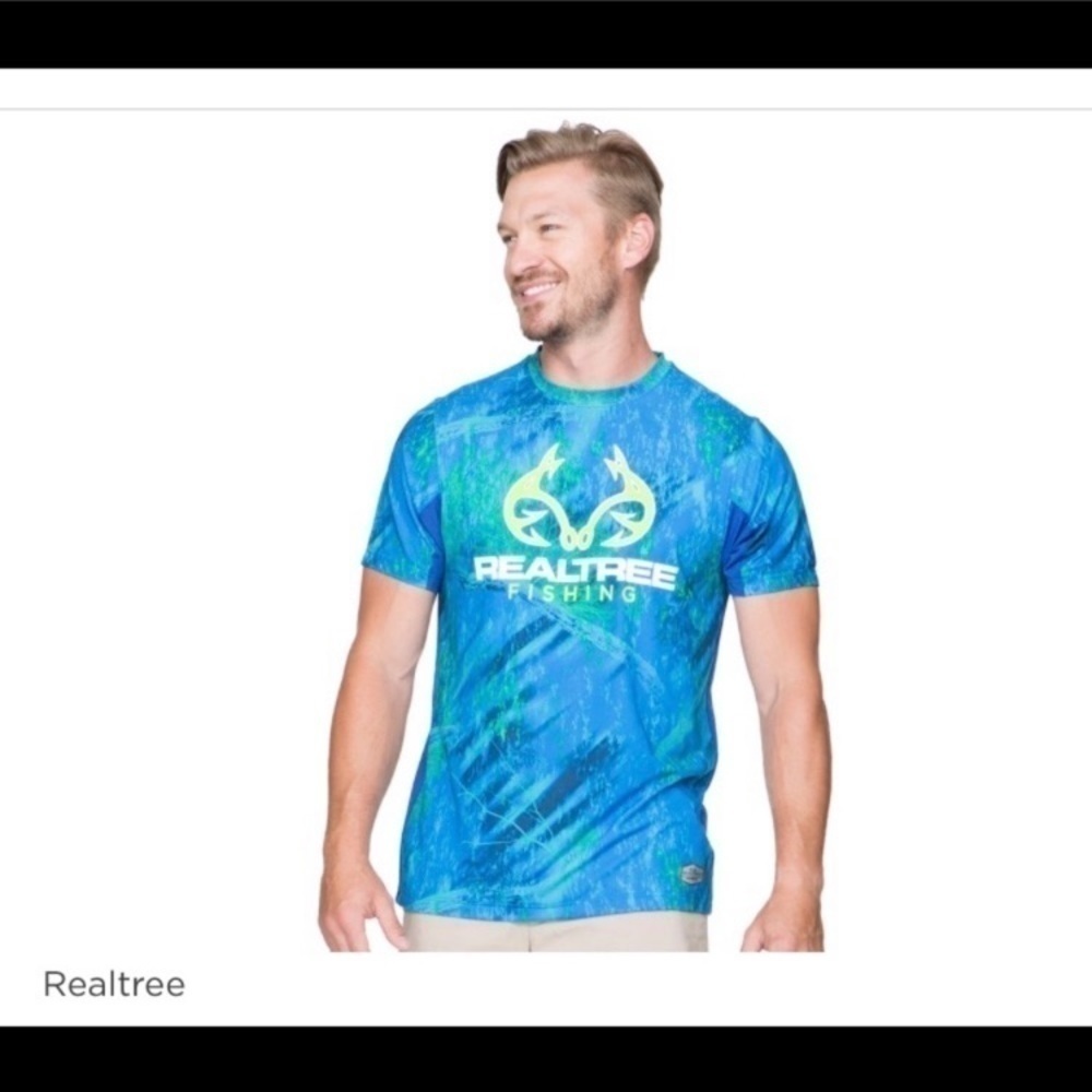 Men's Realtree Logo Wind Performance Tee